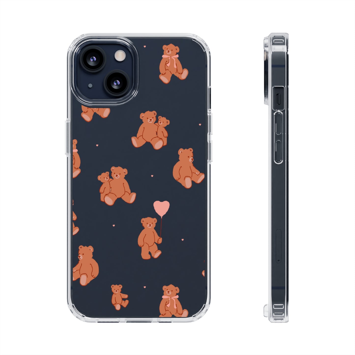 Teddy Bear Clear Phone Cases