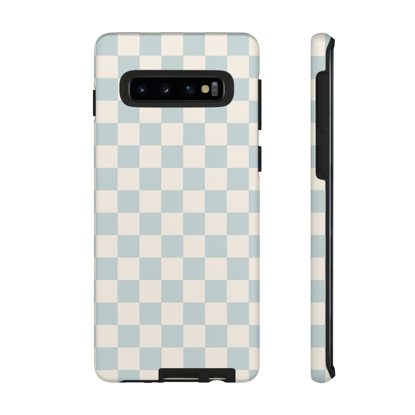 Light Blue Checkers | Tough Phone Case