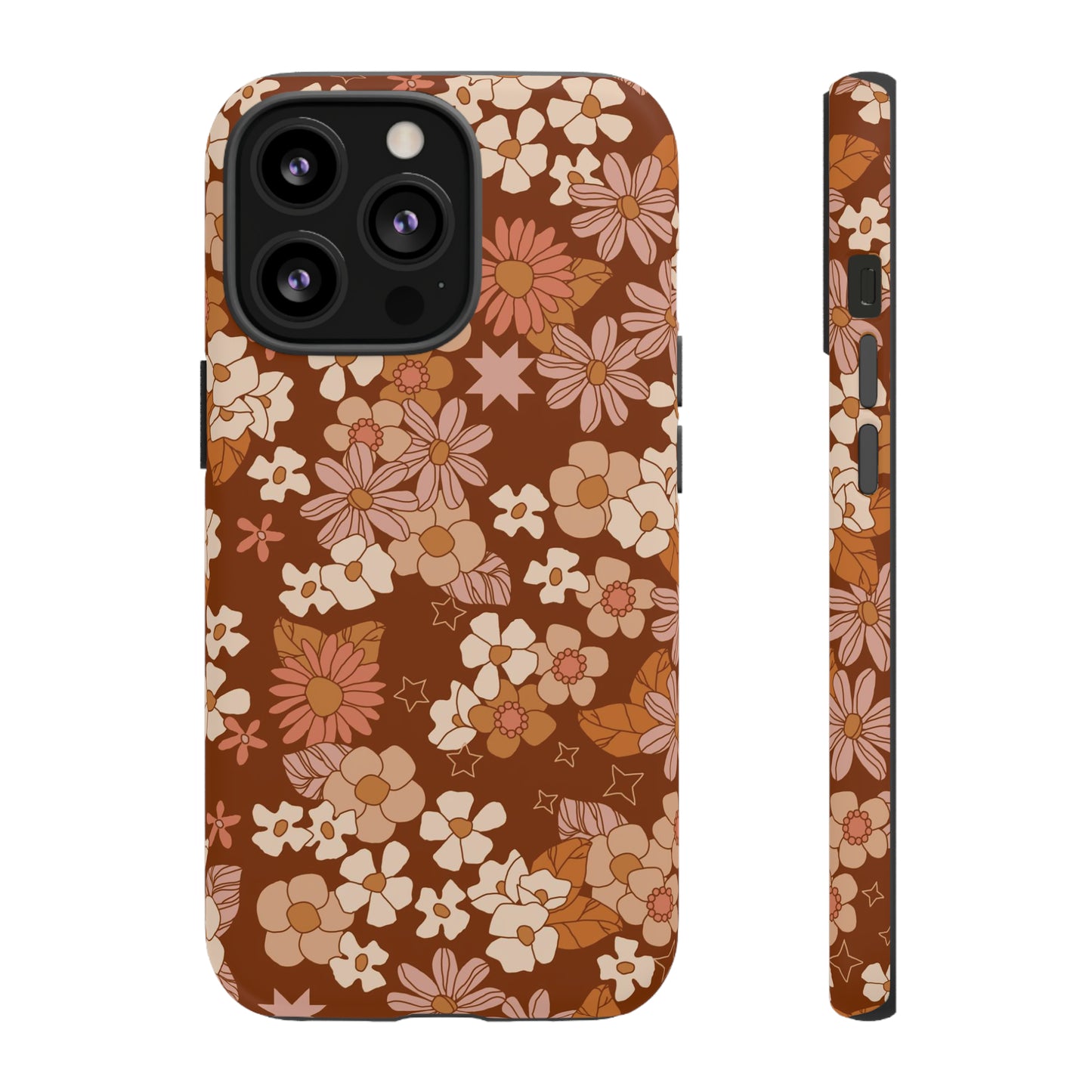 Deep Maroon Meadow | Tough Phone Case