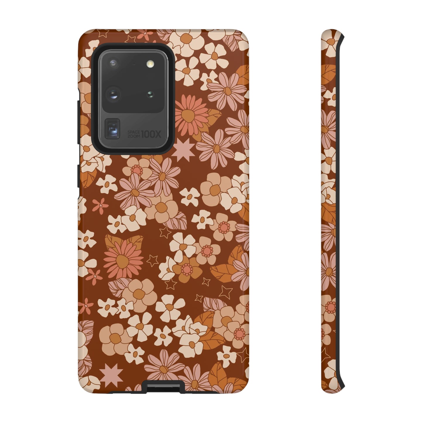 Deep Maroon Meadow | Tough Phone Case