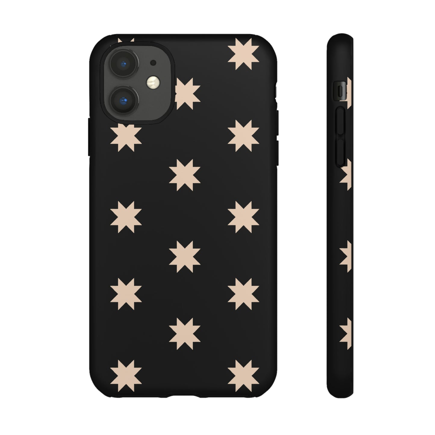 Black Star Quilt Block | Tough Phone Case