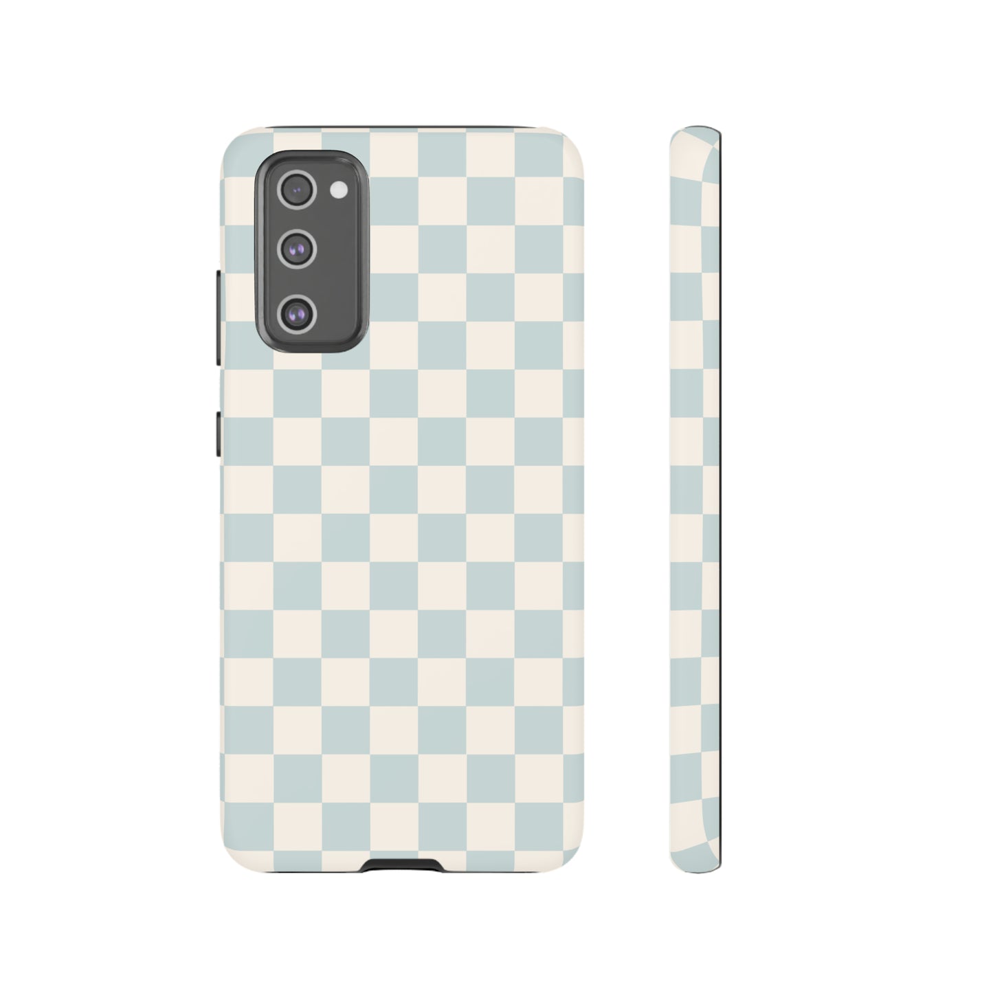 Light Blue Checkers | Tough Phone Case