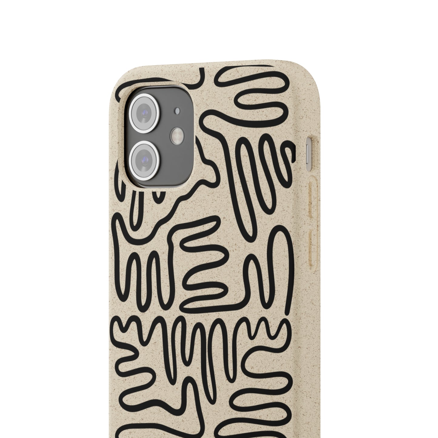 Black Squigles | 100% Biodegradable Phone Case