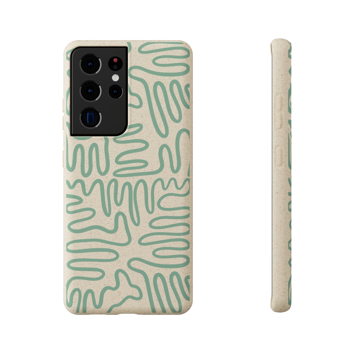 Green Squigles | 100% Biodegradable Phone Case