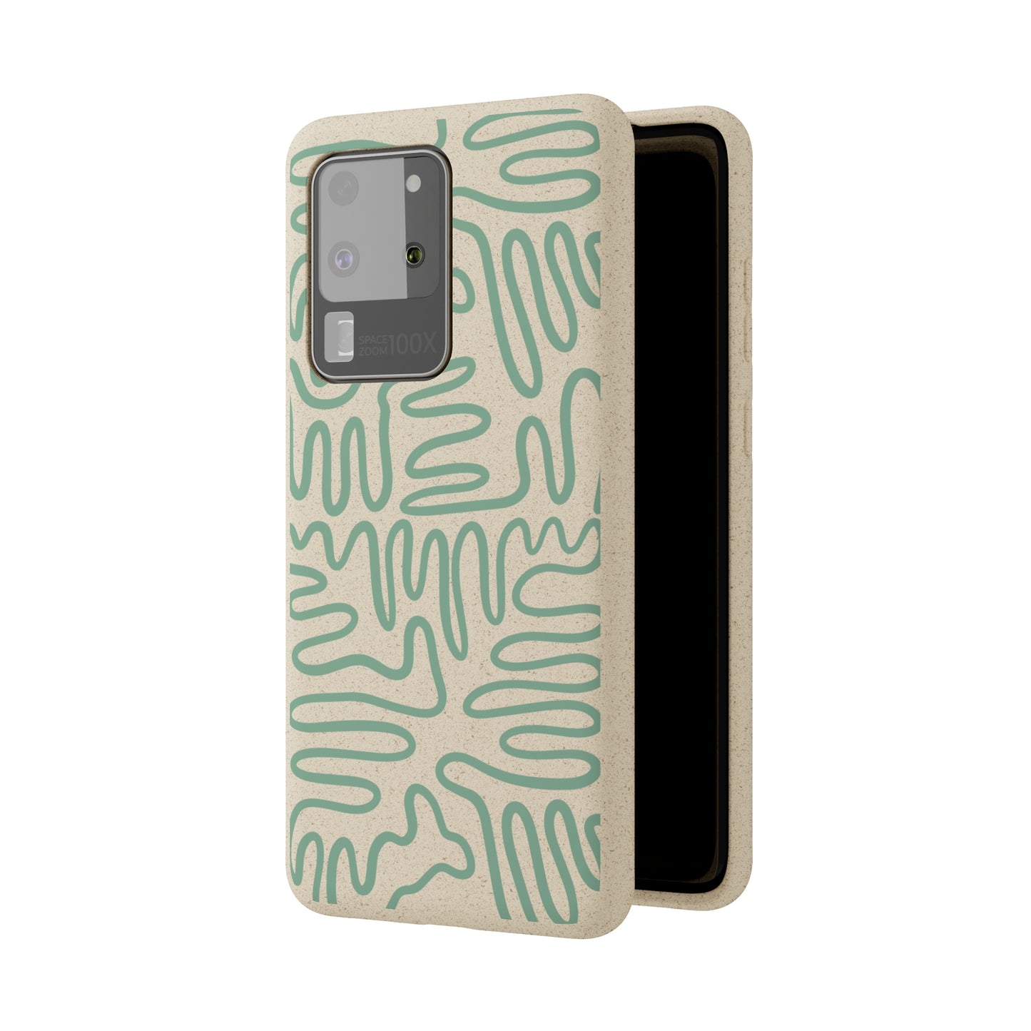 Green Squigles | 100% Biodegradable Phone Case