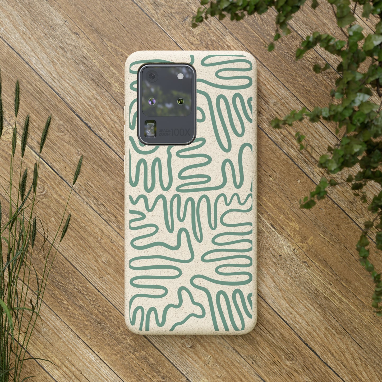 Green Squigles | 100% Biodegradable Phone Case