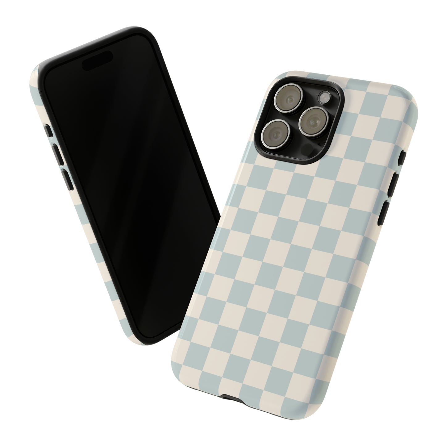 Light Blue Checkers | Tough Phone Case