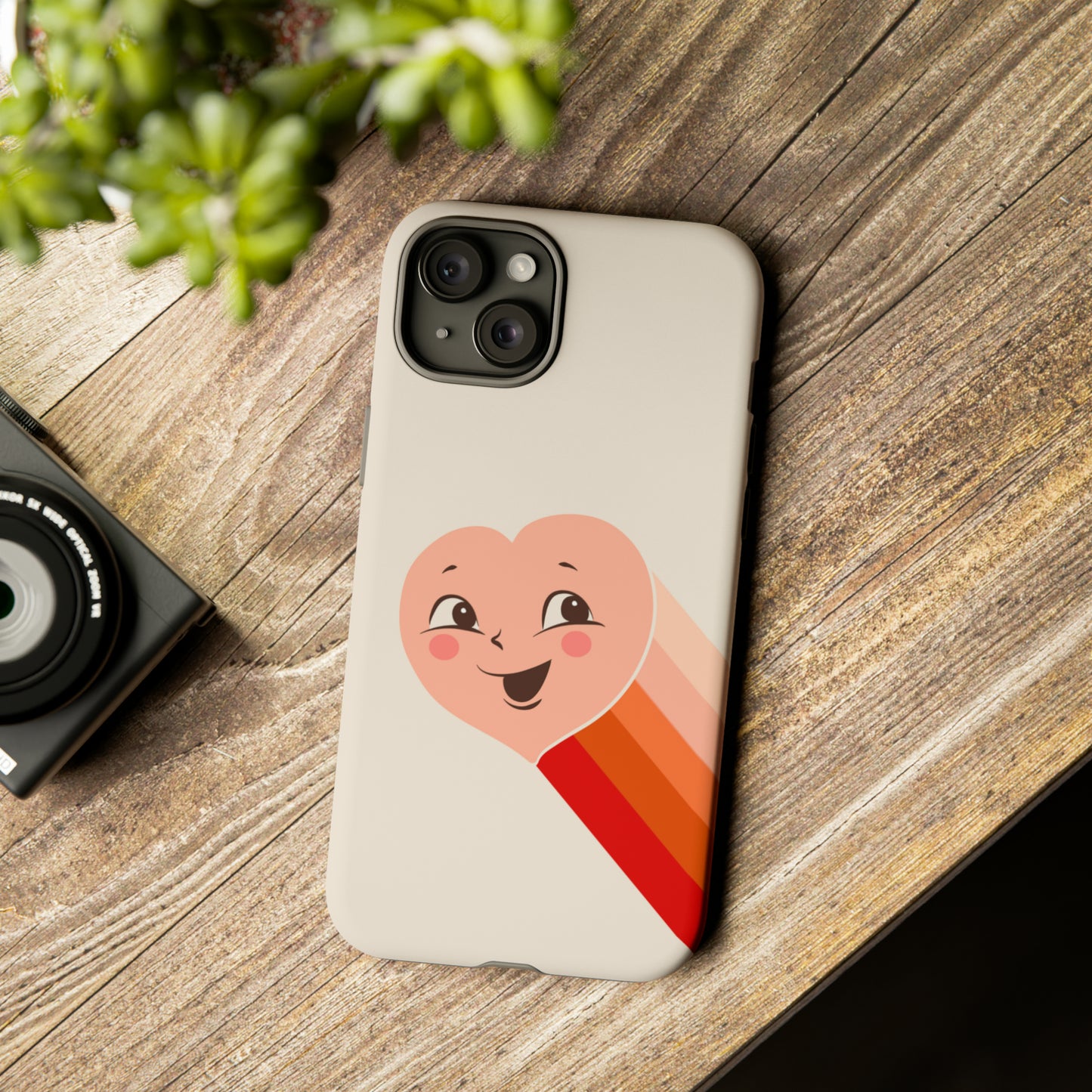 Retro Shooting Heart | Tough Phone Case