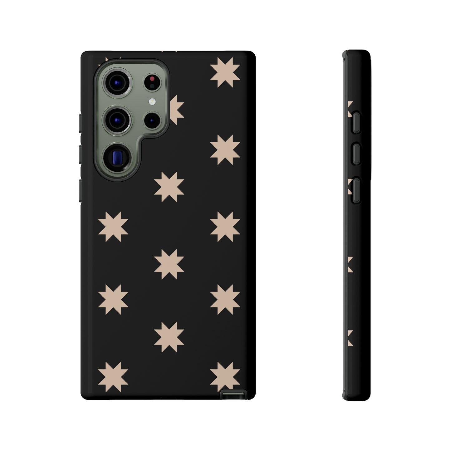 Black Star Quilt Block | Tough Phone Case