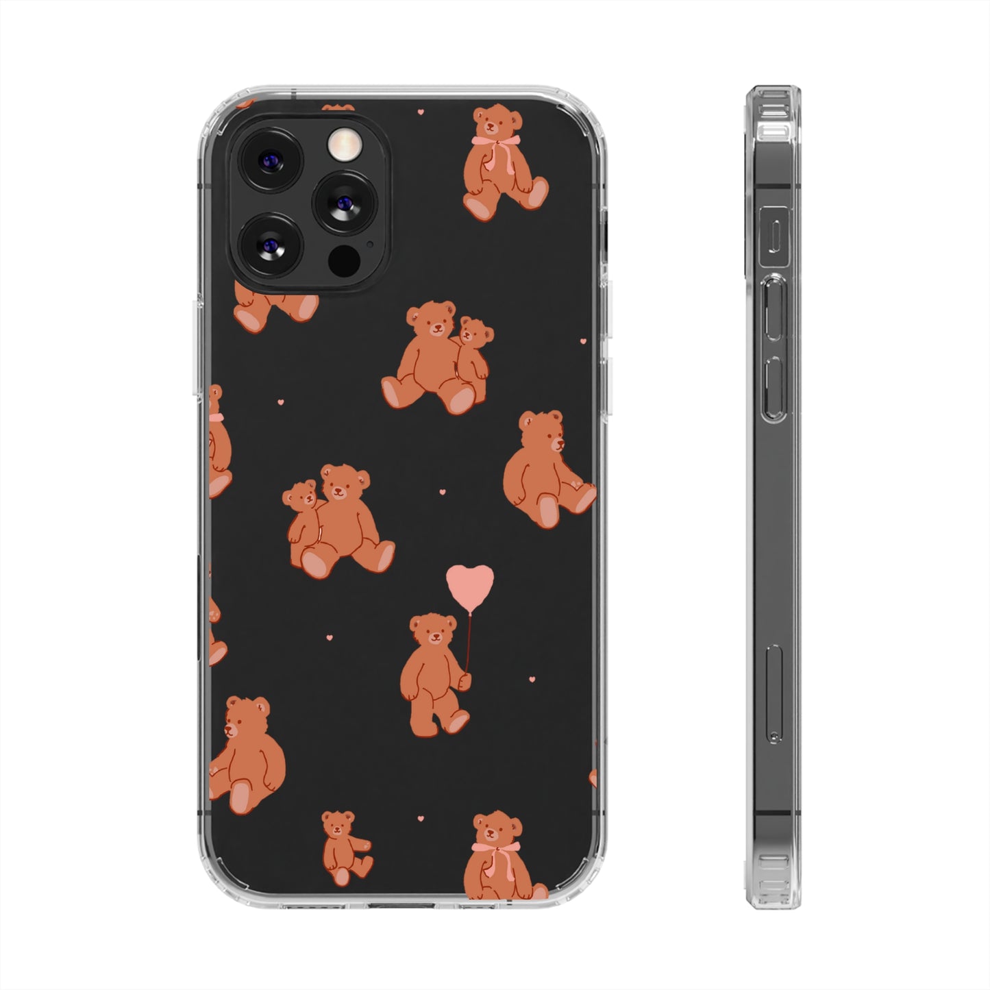 Teddy Bear Clear Phone Cases