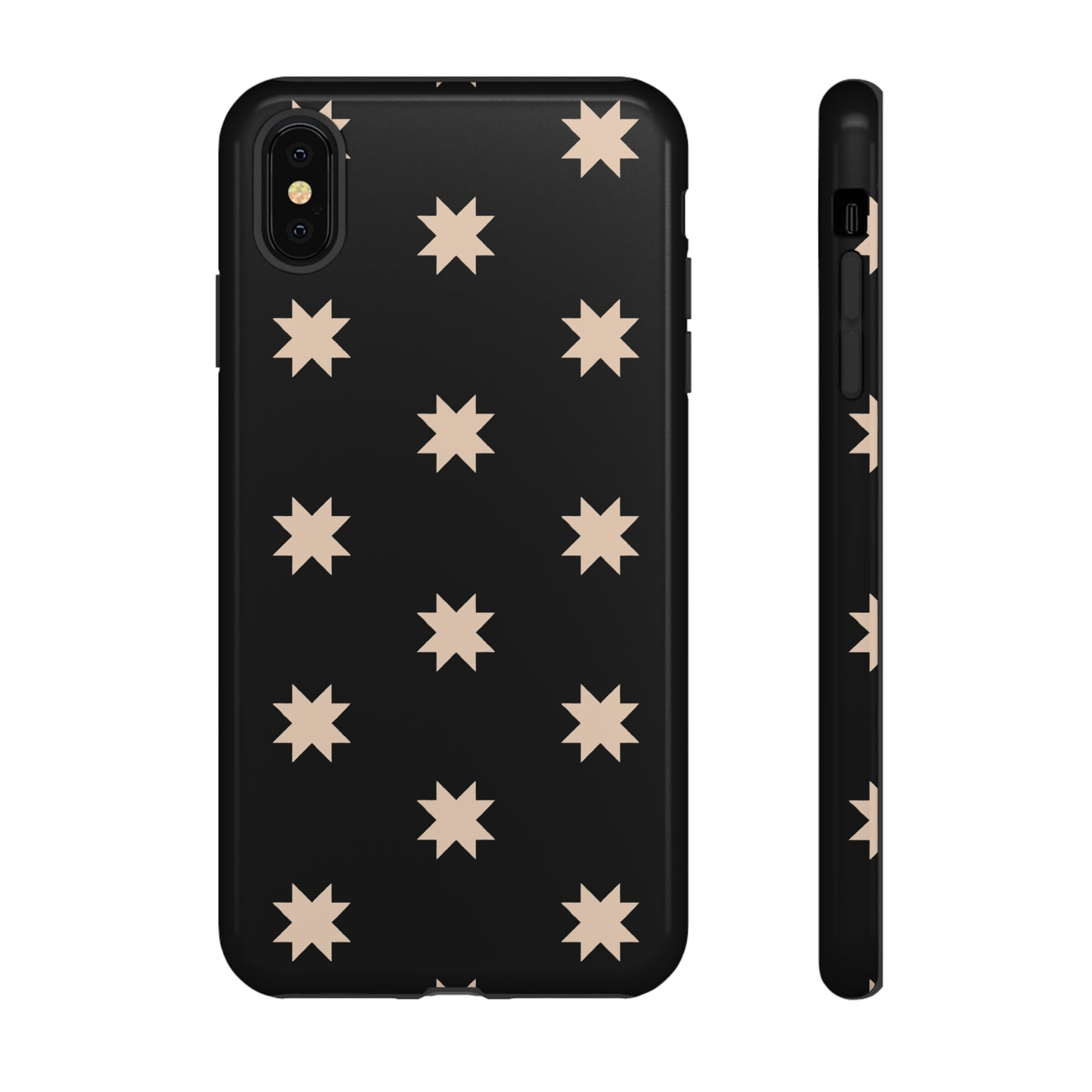 Black Star Quilt Block | Tough Phone Case