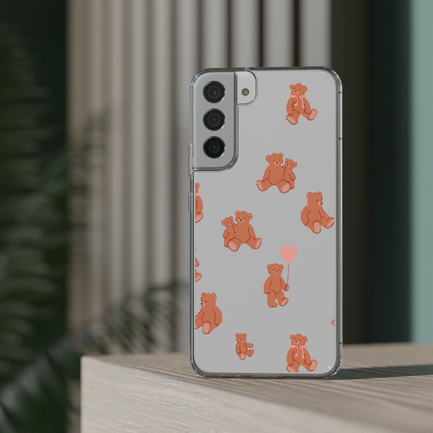 Teddy Bear Clear Phone Cases