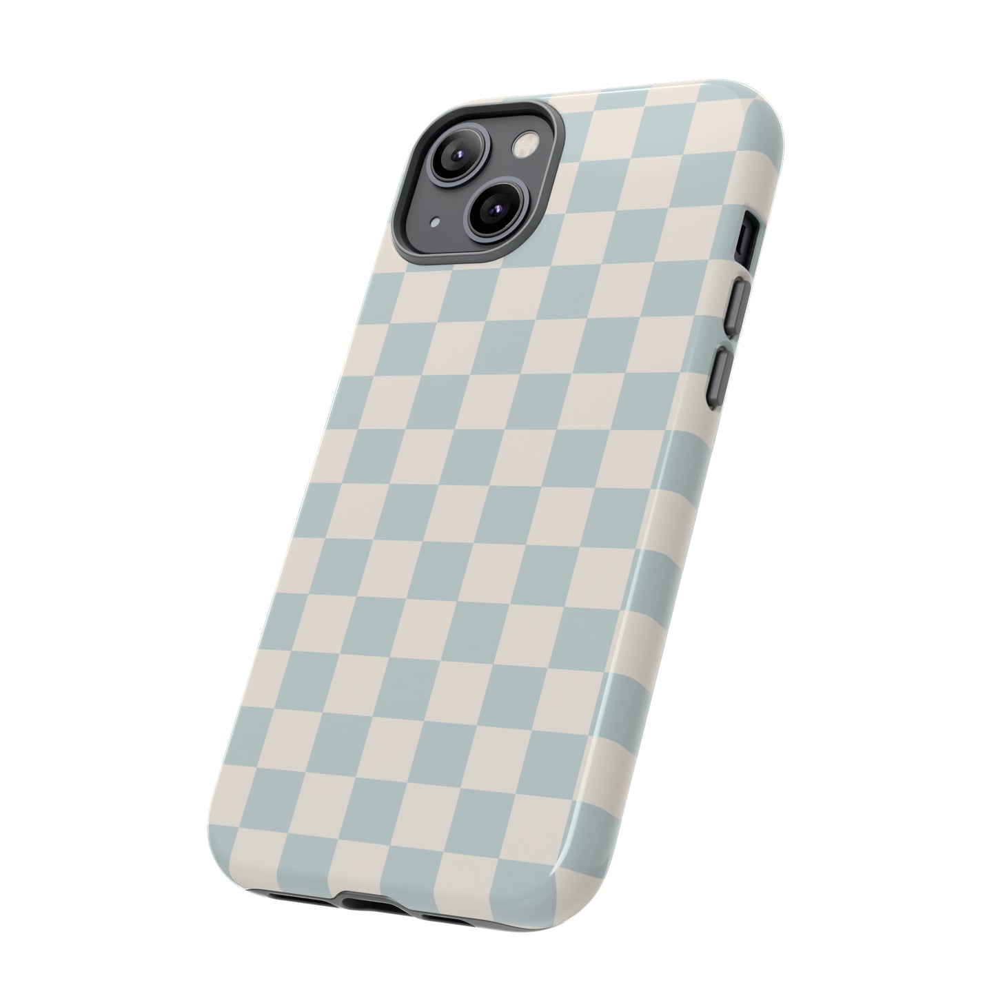 Light Blue Checkers | Tough Phone Case