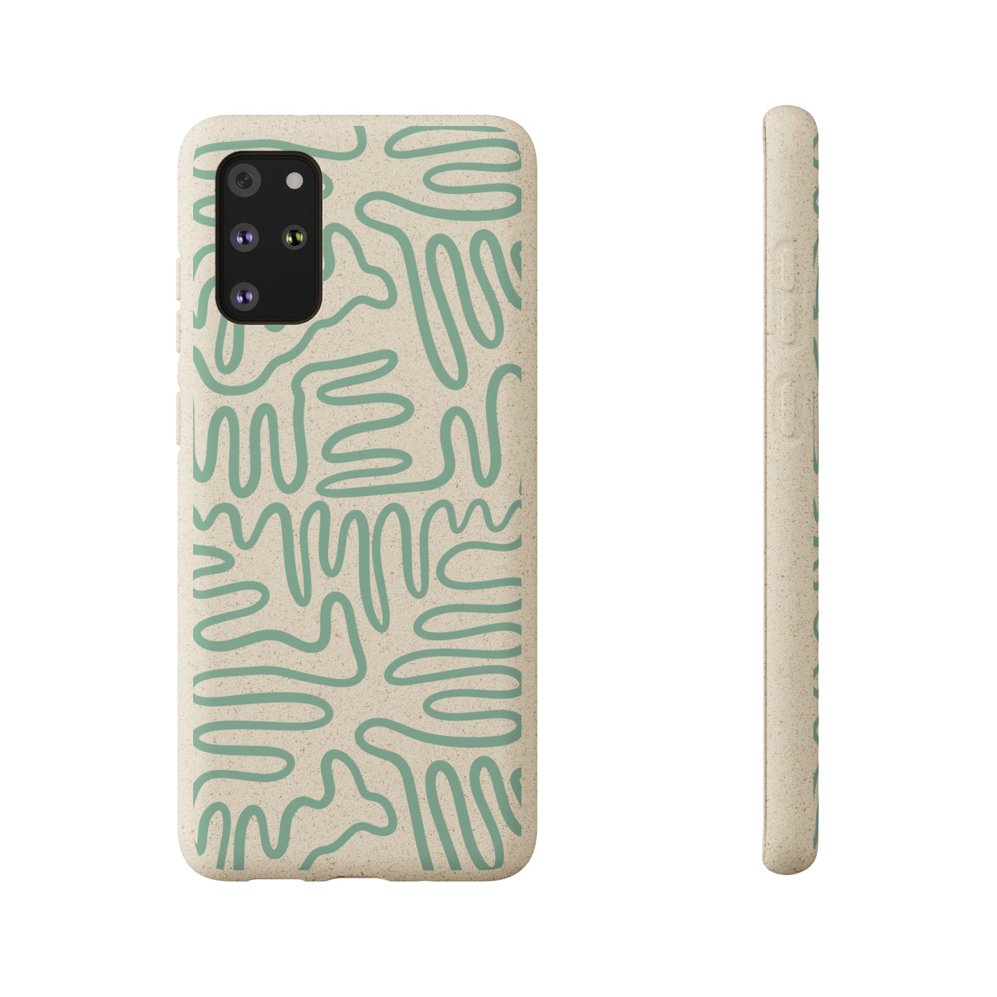 Green Squigles | 100% Biodegradable Phone Case