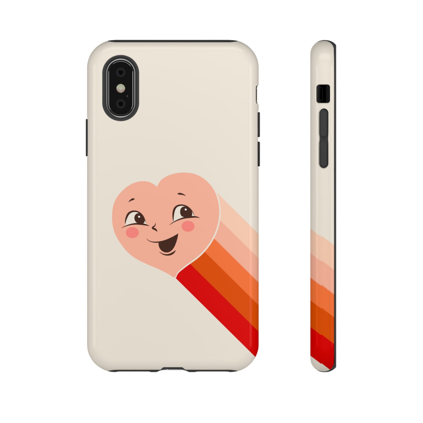 Retro Shooting Heart | Tough Phone Case