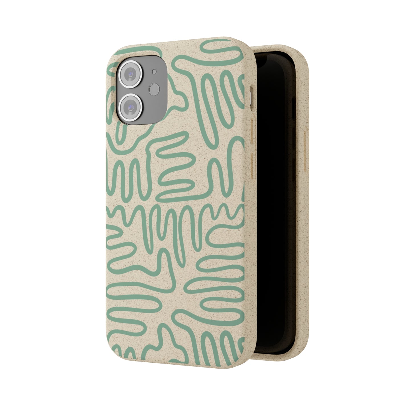 Green Squigles | 100% Biodegradable Phone Case