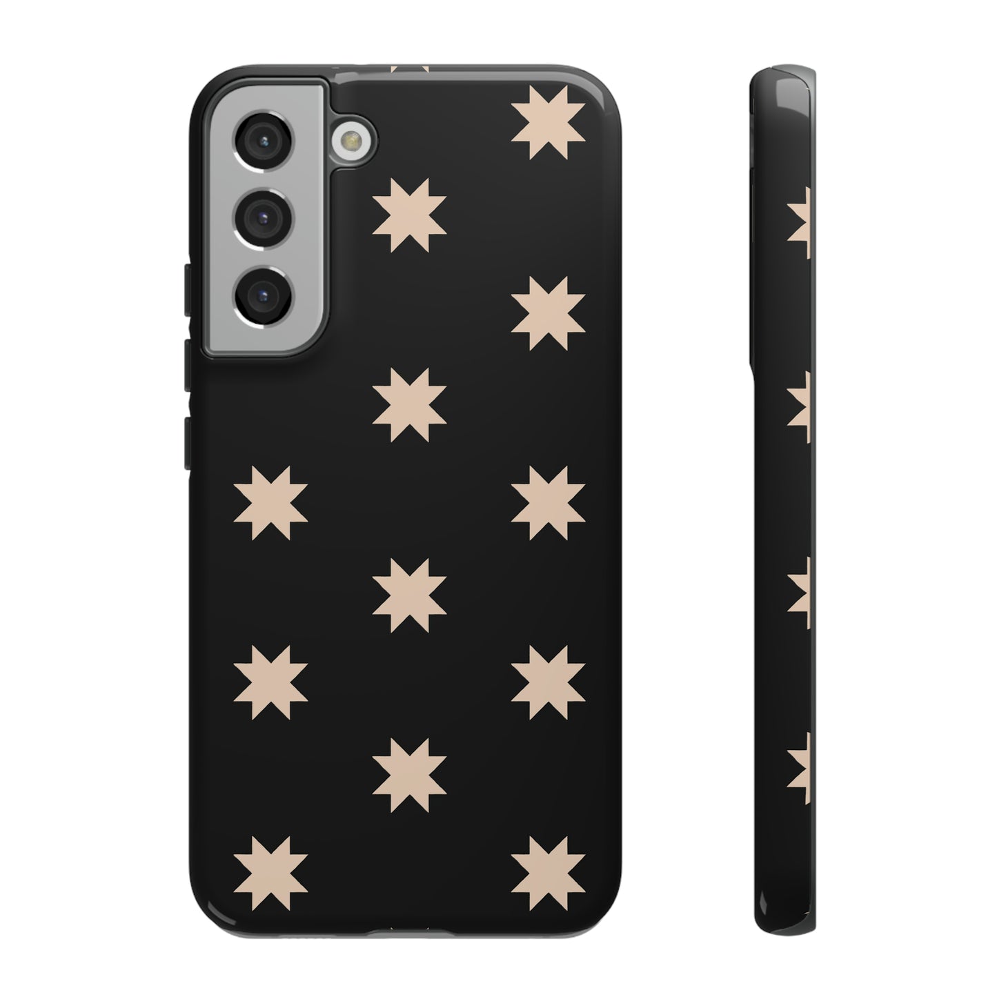 Black Star Quilt Block | Tough Phone Case