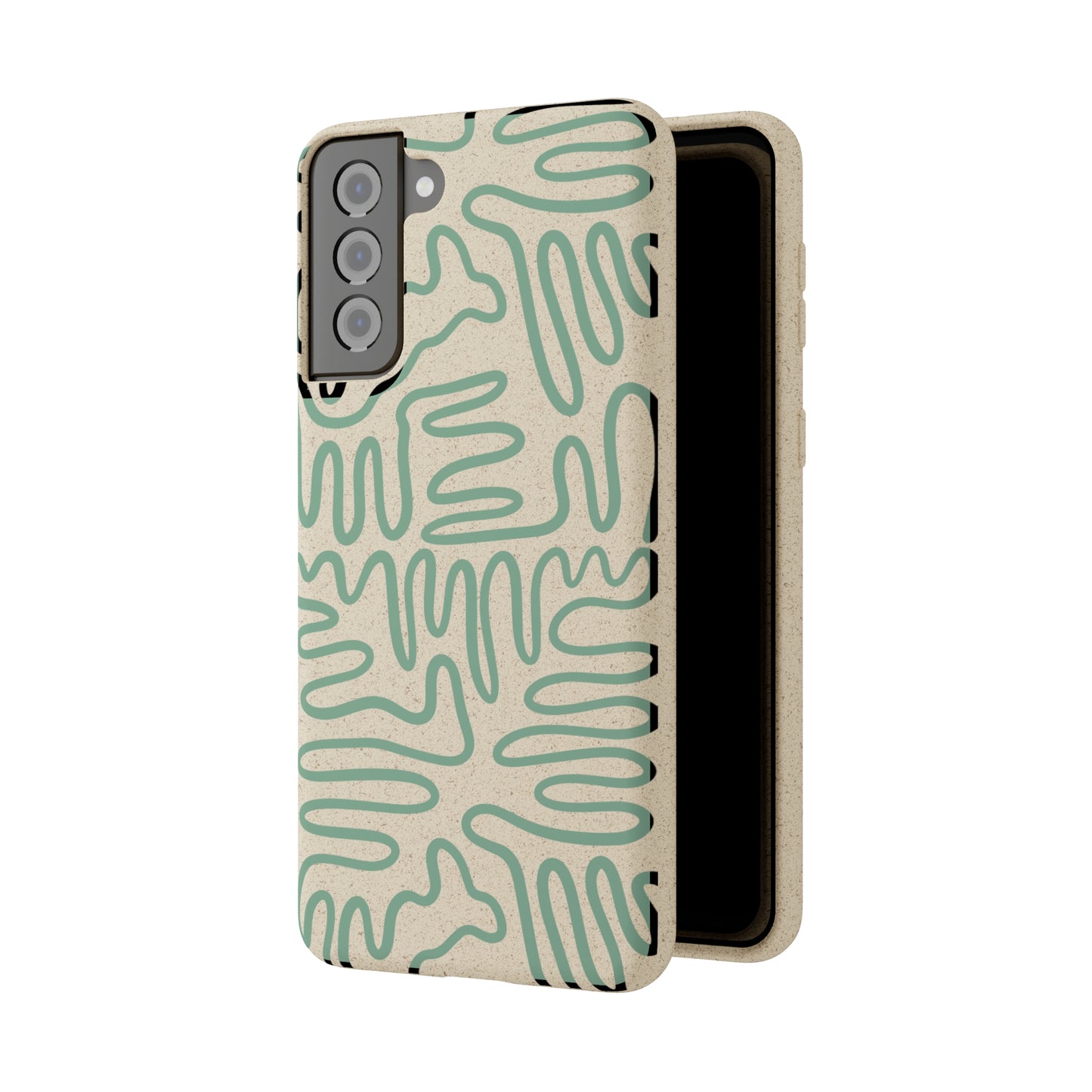 Green Squigles | 100% Biodegradable Phone Case