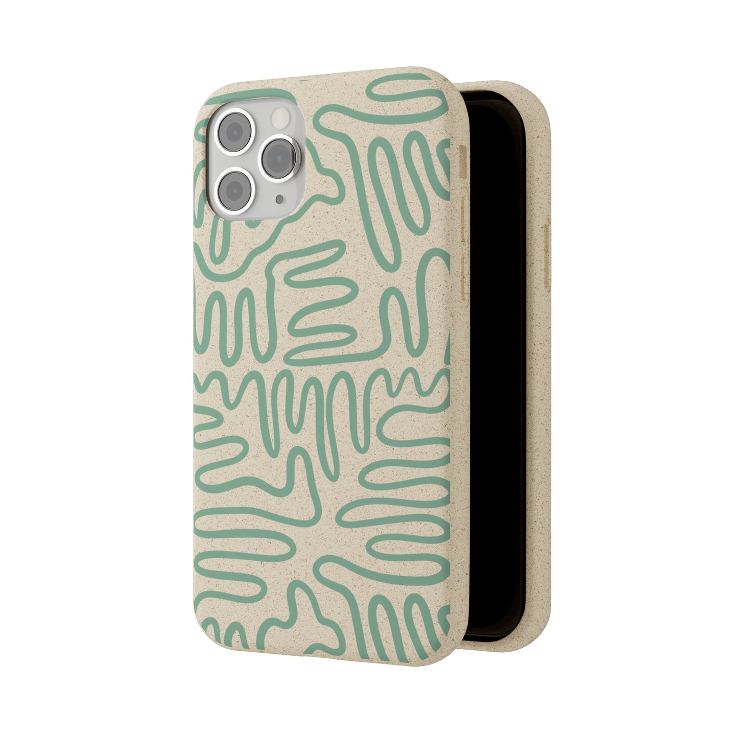 Green Squigles | 100% Biodegradable Phone Case