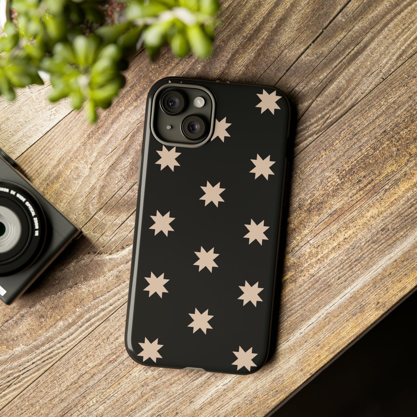 Black Star Quilt Block | Tough Phone Case