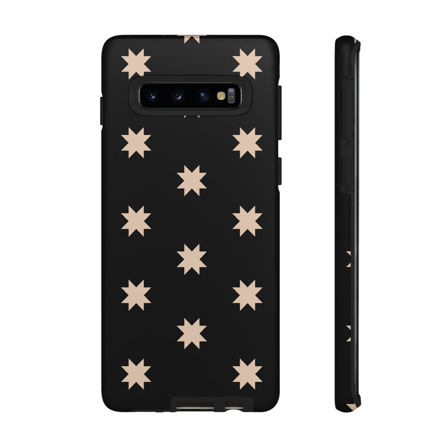 Black Star Quilt Block | Tough Phone Case