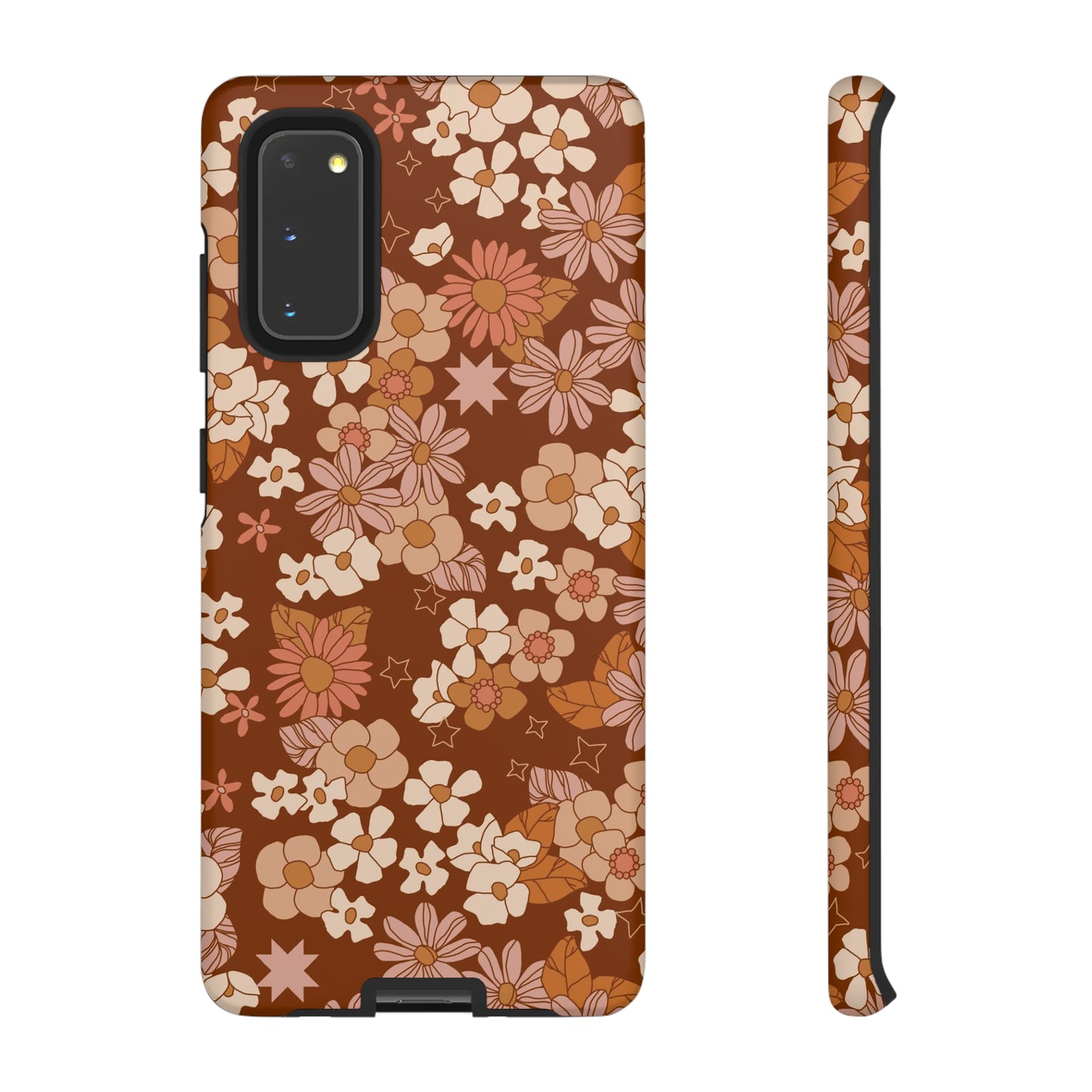 Deep Maroon Meadow | Tough Phone Case