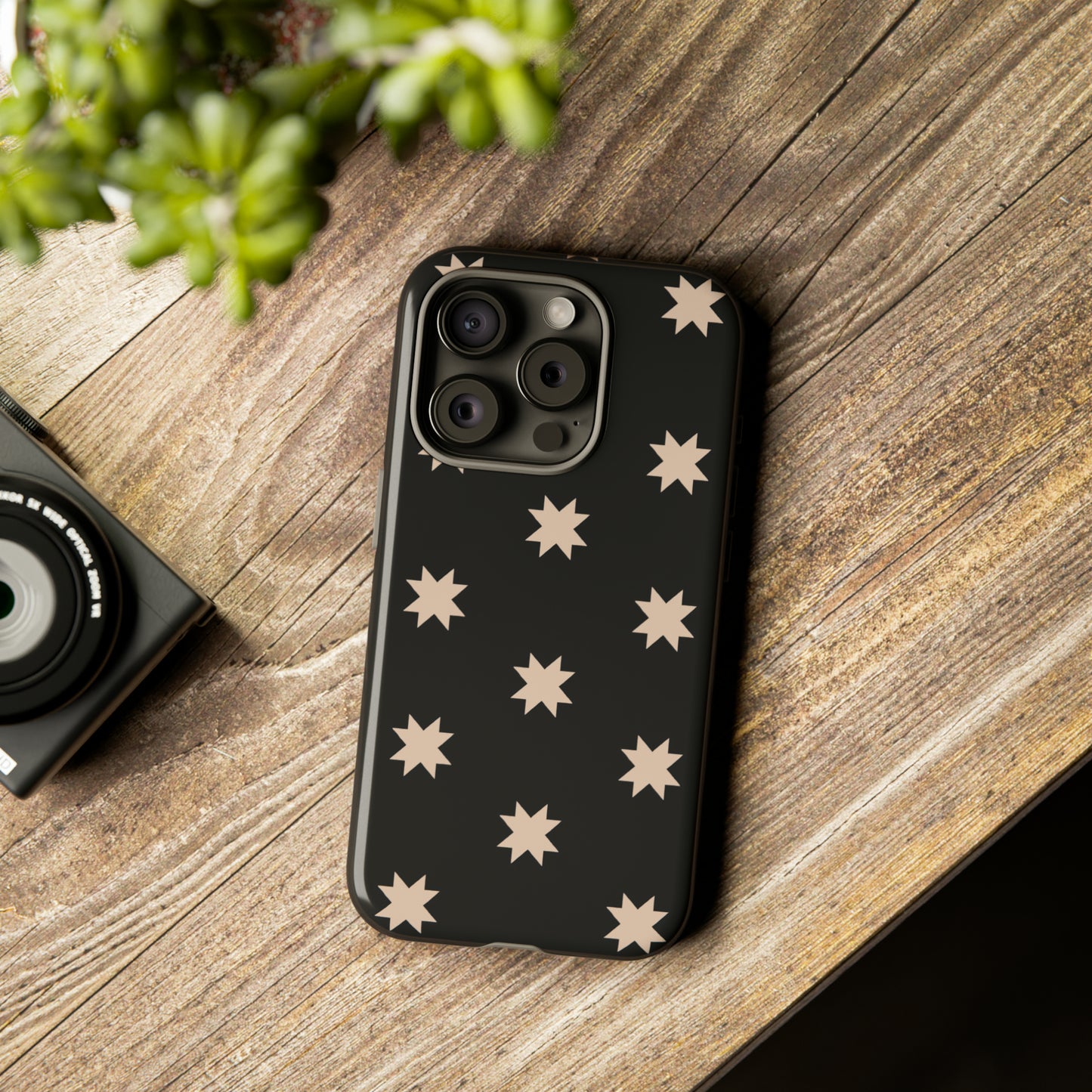 Black Star Quilt Block | Tough Phone Case