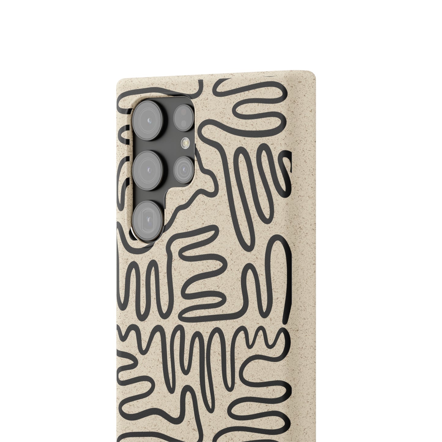 Black Squigles | 100% Biodegradable Phone Case