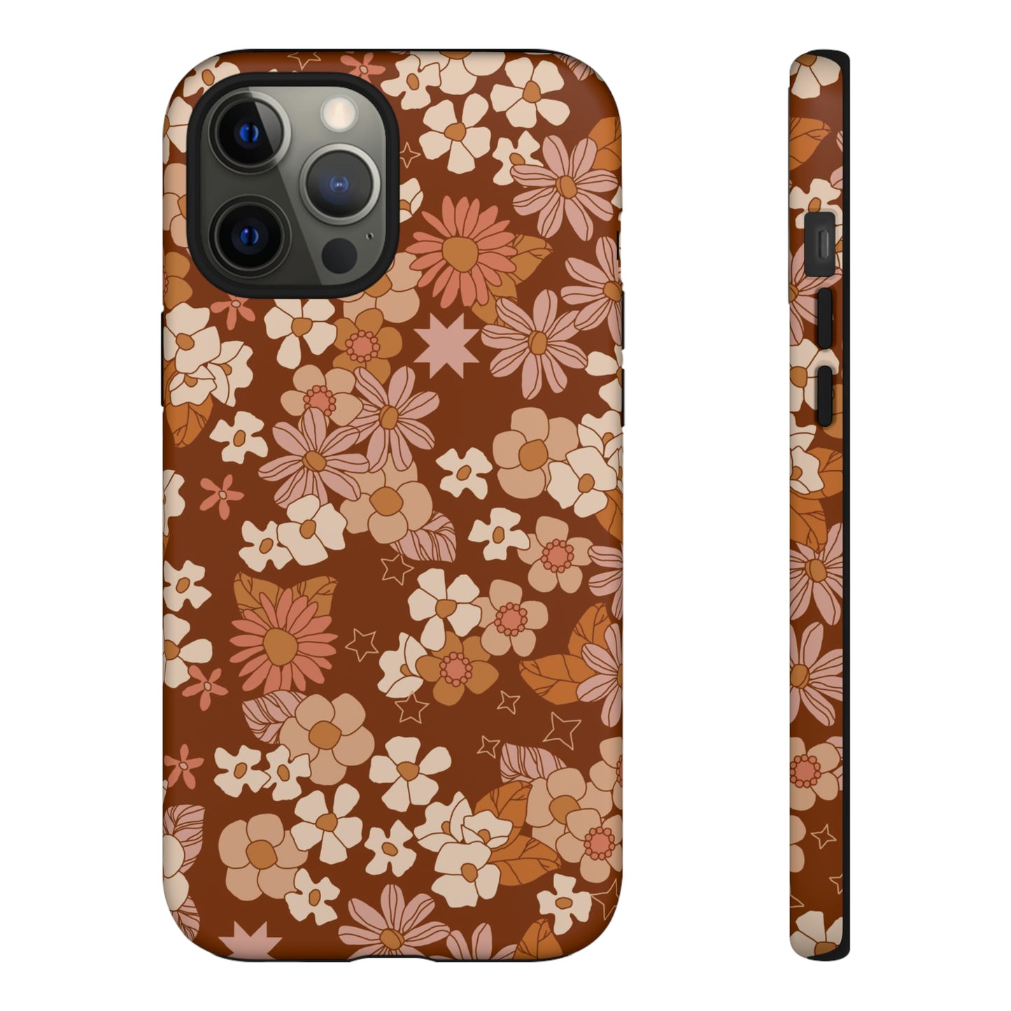 Deep Maroon Meadow | Tough Phone Case