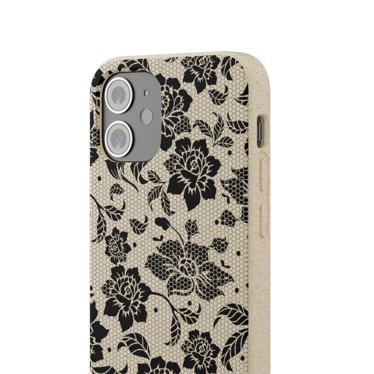 Black Lace Coquette | 100% Biodegradable Phone Case