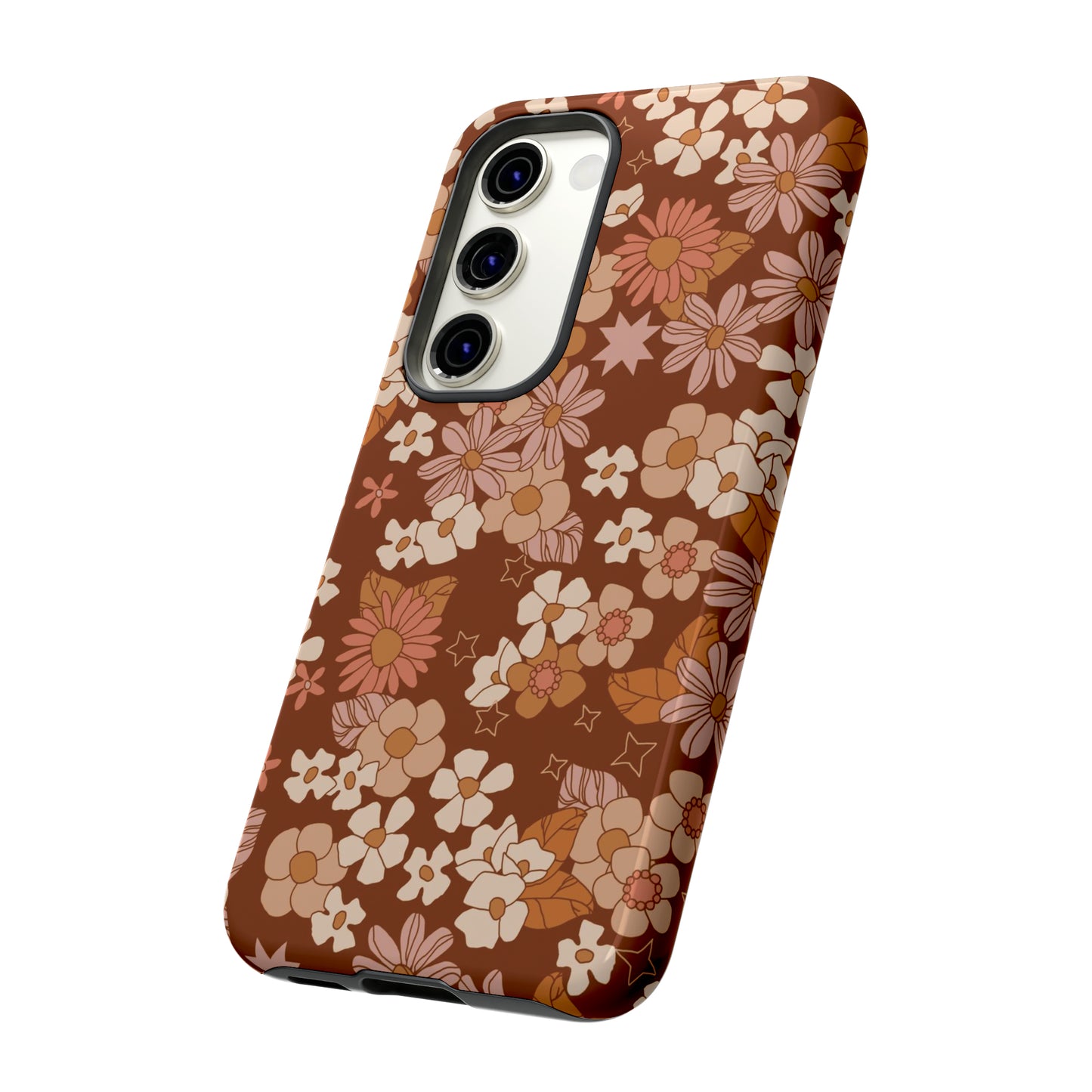 Deep Maroon Meadow | Tough Phone Case