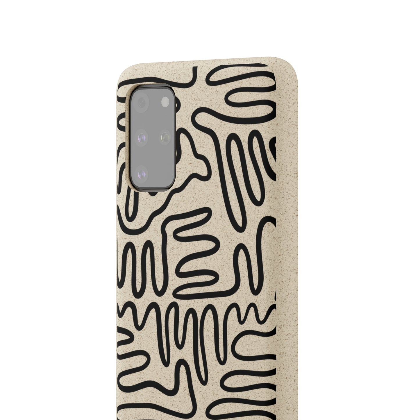 Black Squigles | 100% Biodegradable Phone Case