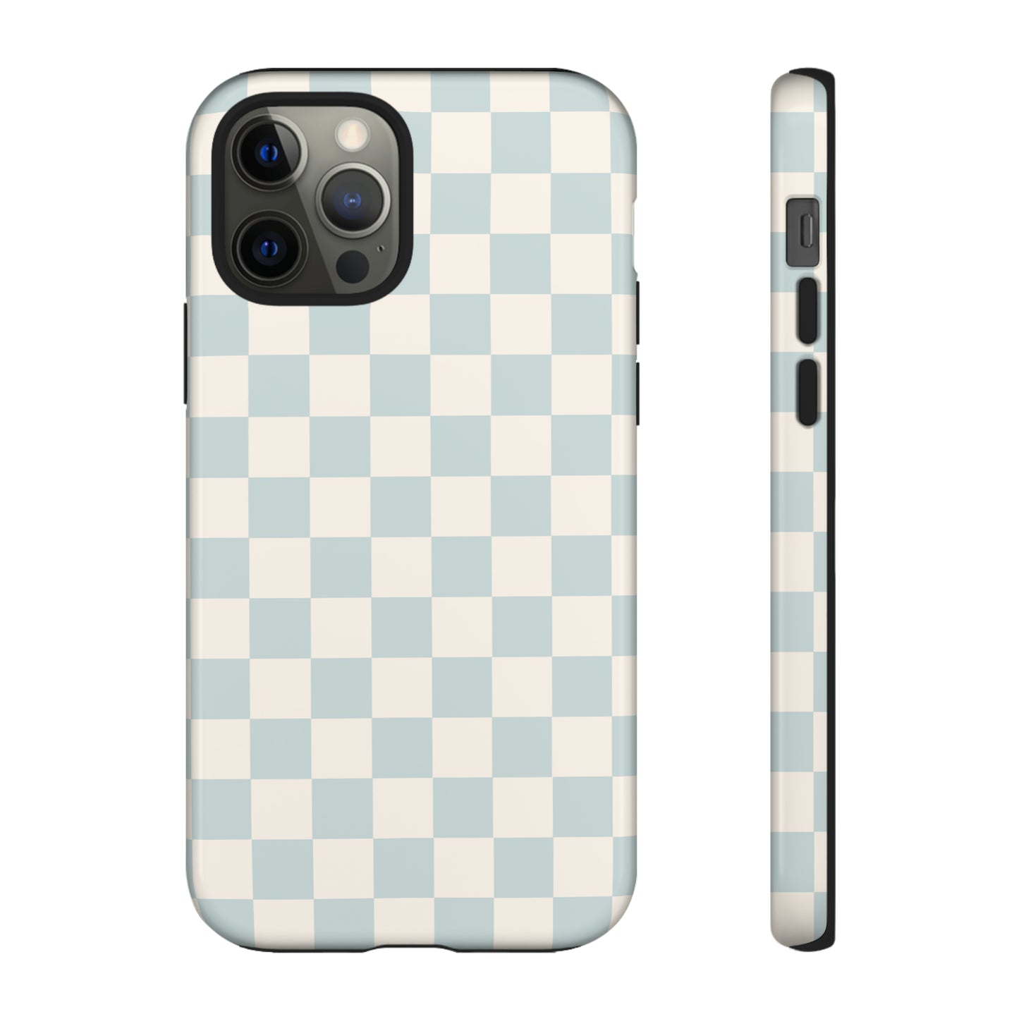 Light Blue Checkers | Tough Phone Case