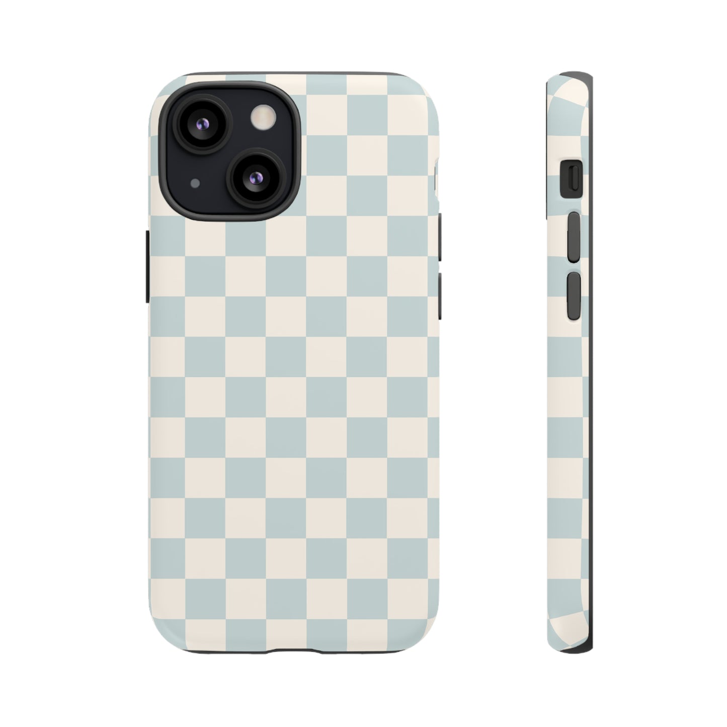 Light Blue Checkers | Tough Phone Case