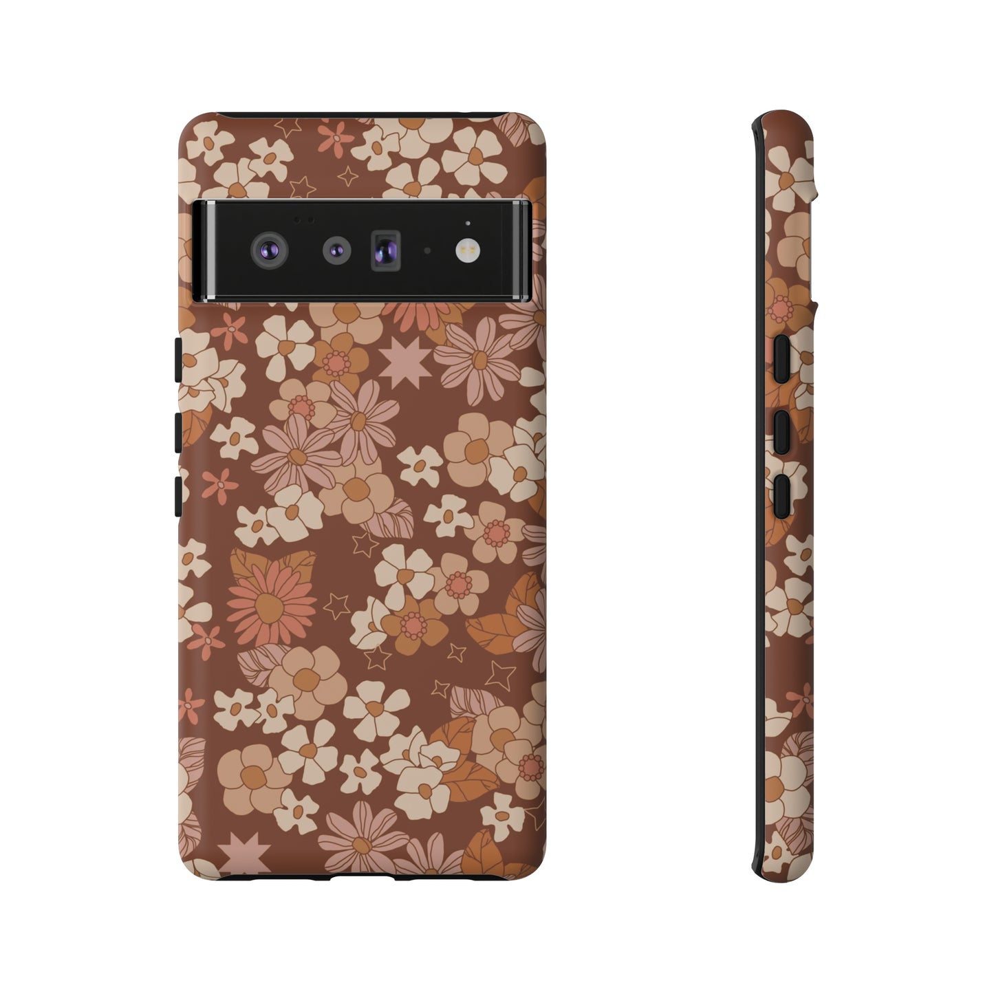 Deep Maroon Meadow | Tough Phone Case