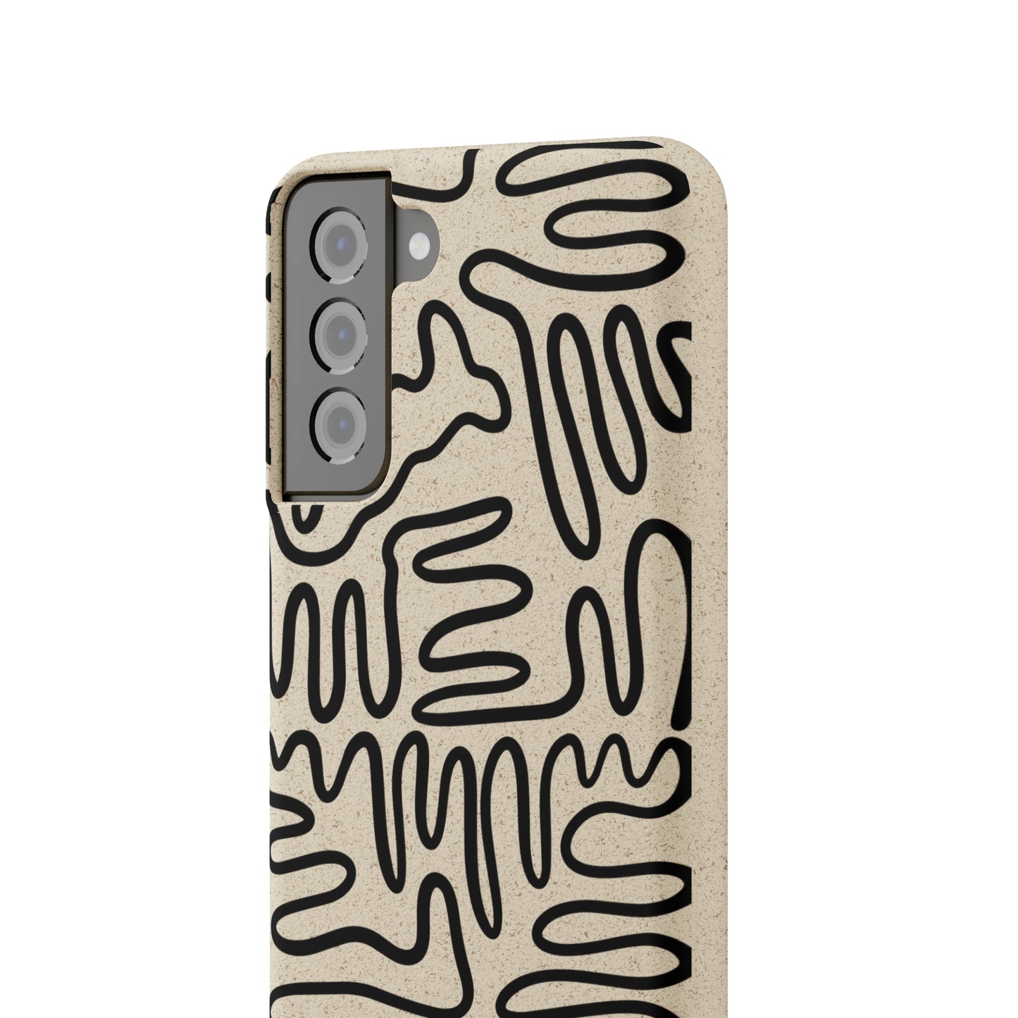 Black Squigles | 100% Biodegradable Phone Case