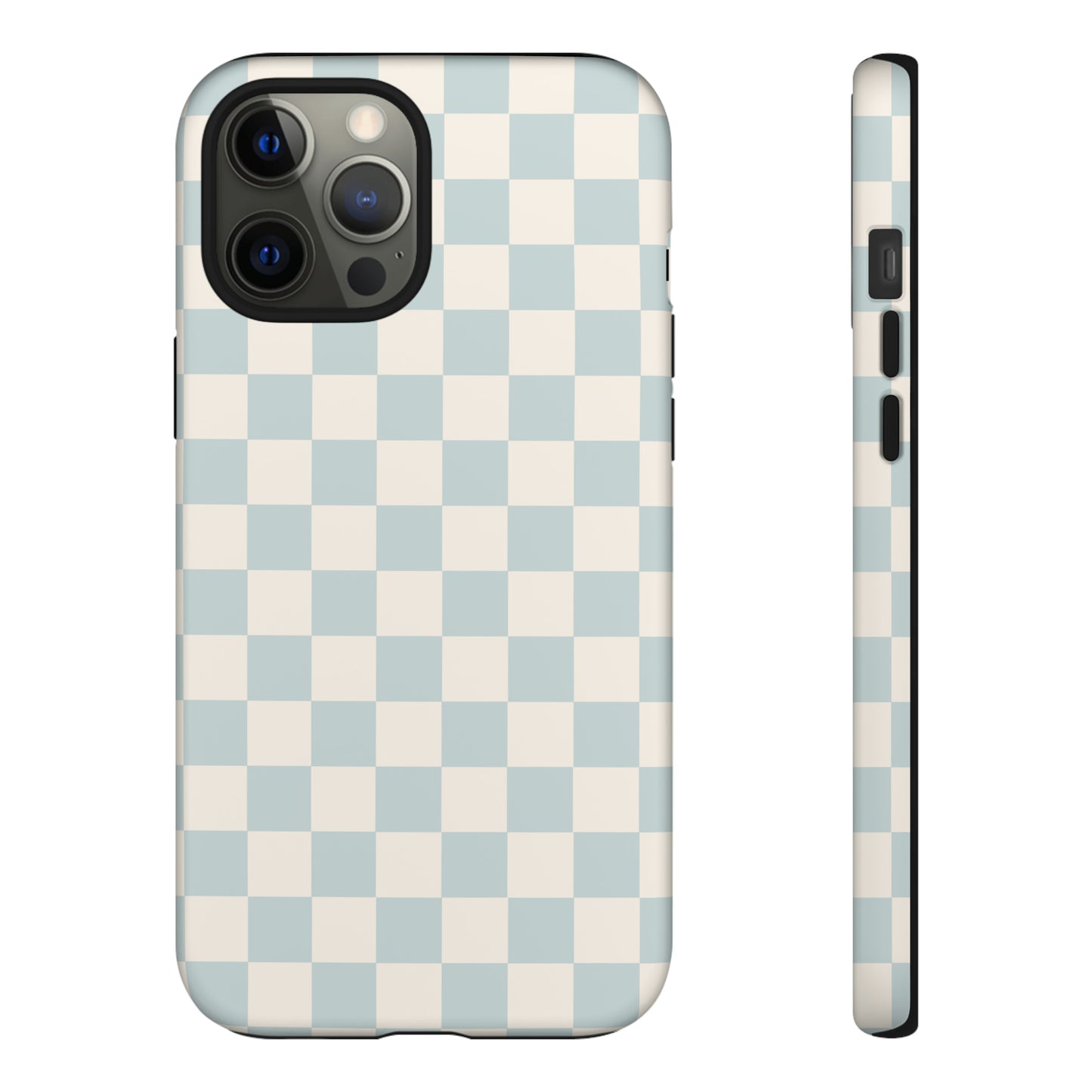 Light Blue Checkers | Tough Phone Case