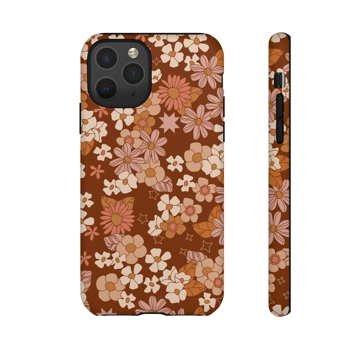 Deep Maroon Meadow | Tough Phone Case