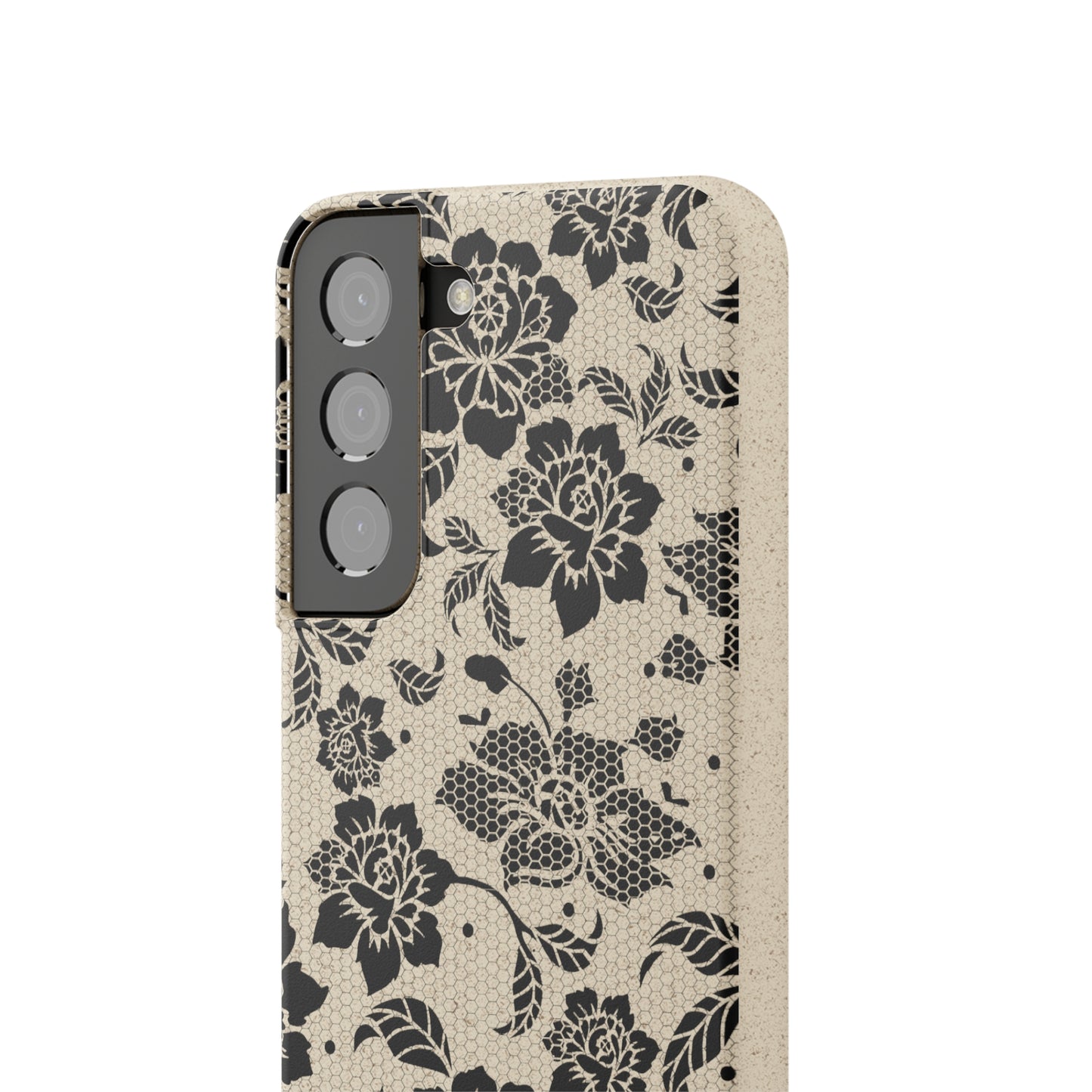 Black Lace Coquette | 100% Biodegradable Phone Case