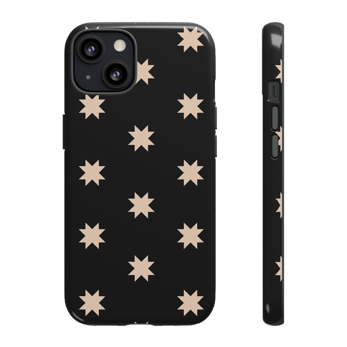 Black Star Quilt Block | Tough Phone Case