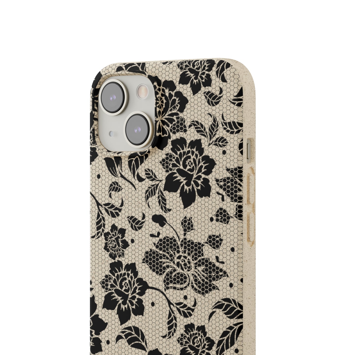 Black Lace Coquette | 100% Biodegradable Phone Case