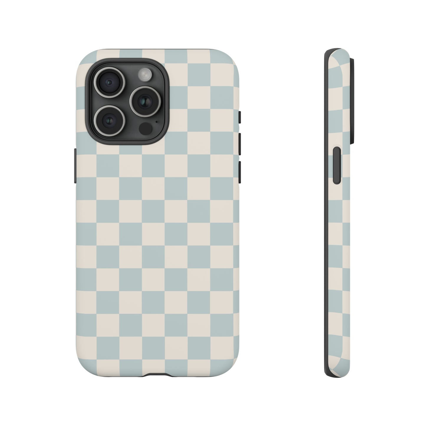 Light Blue Checkers | Tough Phone Case