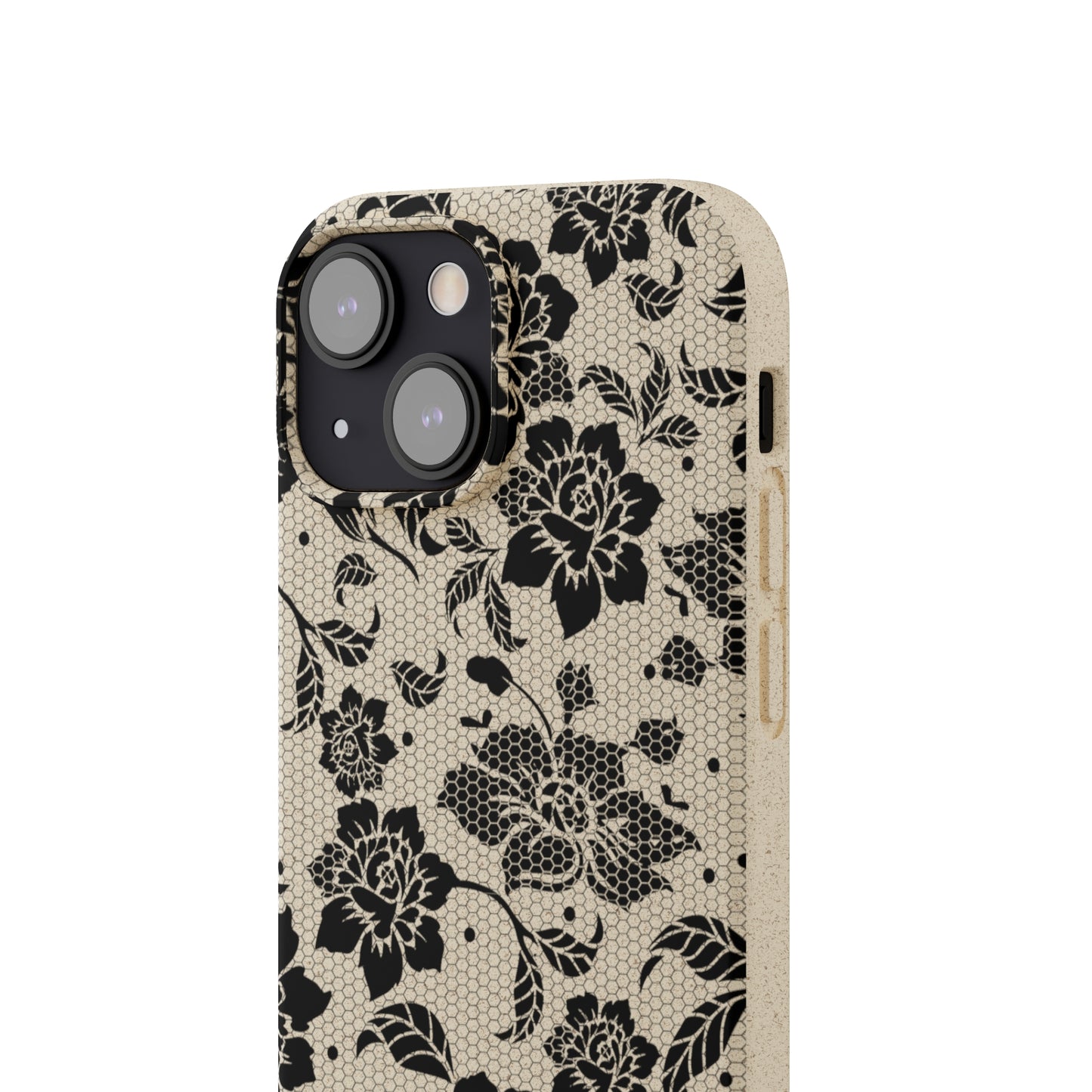 Black Lace Coquette | 100% Biodegradable Phone Case