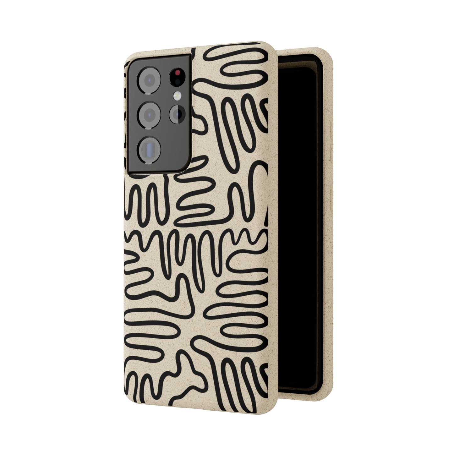 Black Squigles | 100% Biodegradable Phone Case