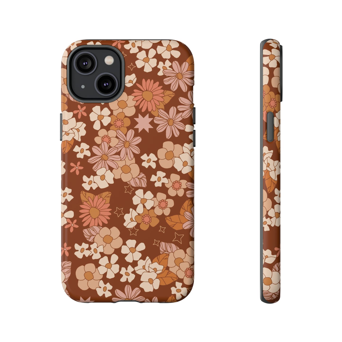 Deep Maroon Meadow | Tough Phone Case