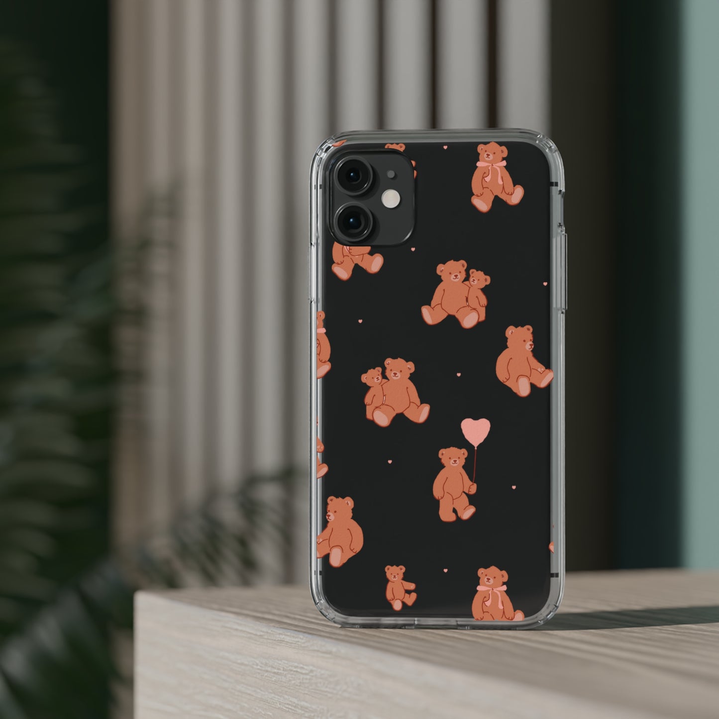 Teddy Bear Clear Phone Cases