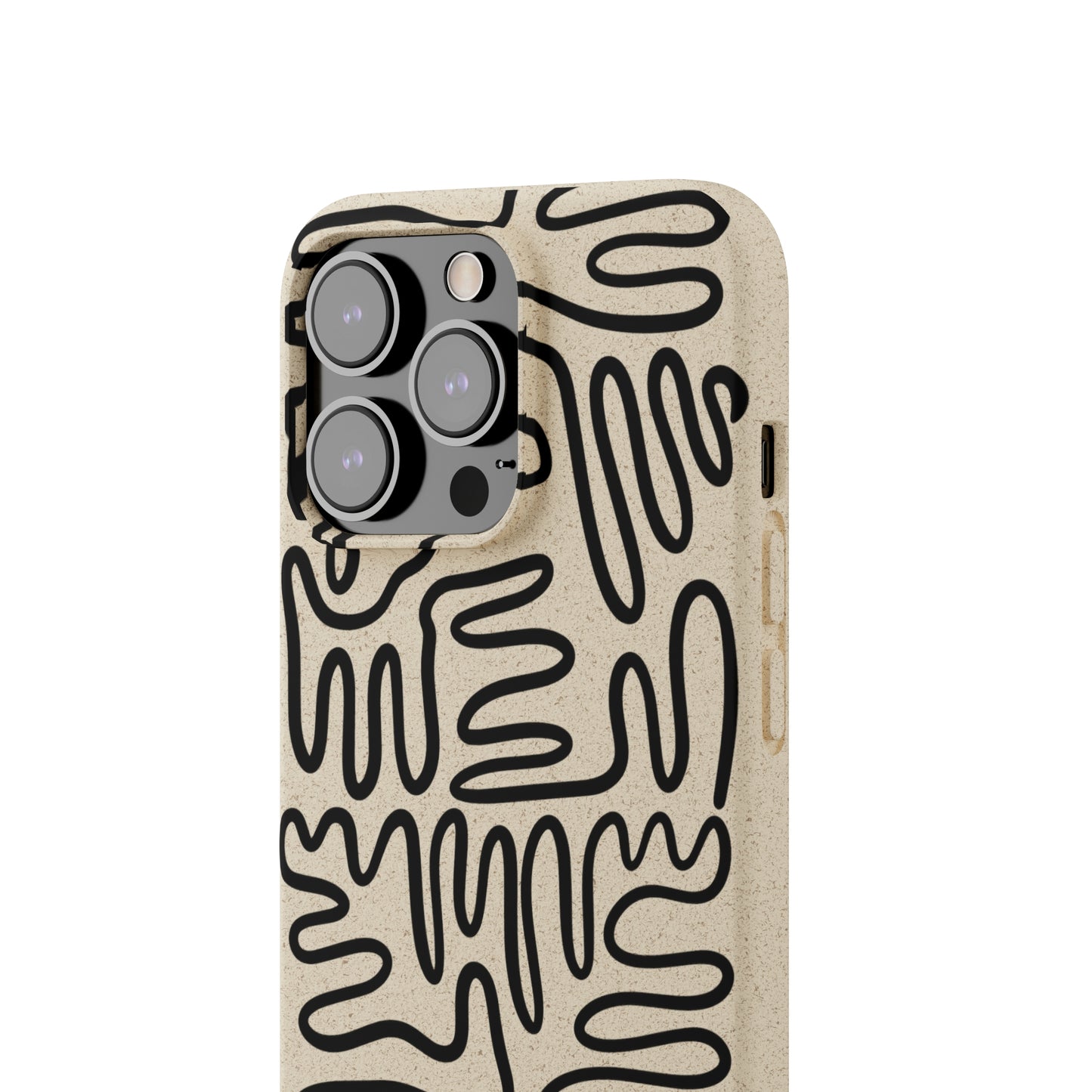 Black Squigles | 100% Biodegradable Phone Case