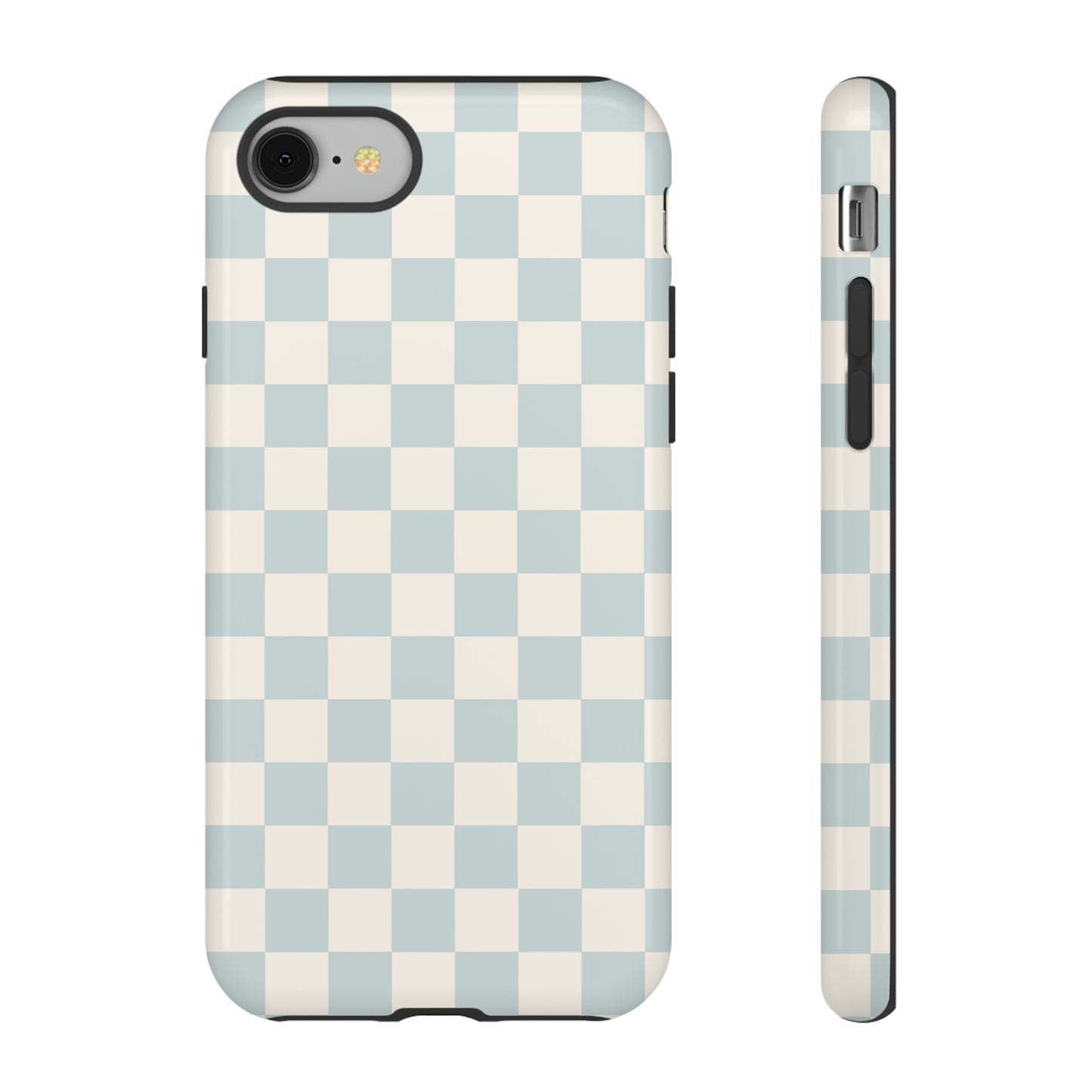 Light Blue Checkers | Tough Phone Case