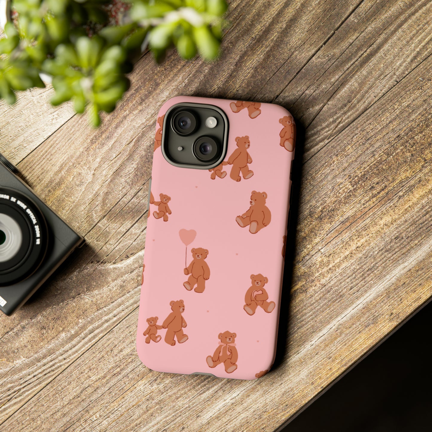 Sweet Pink Teddy Bear Tough Cases