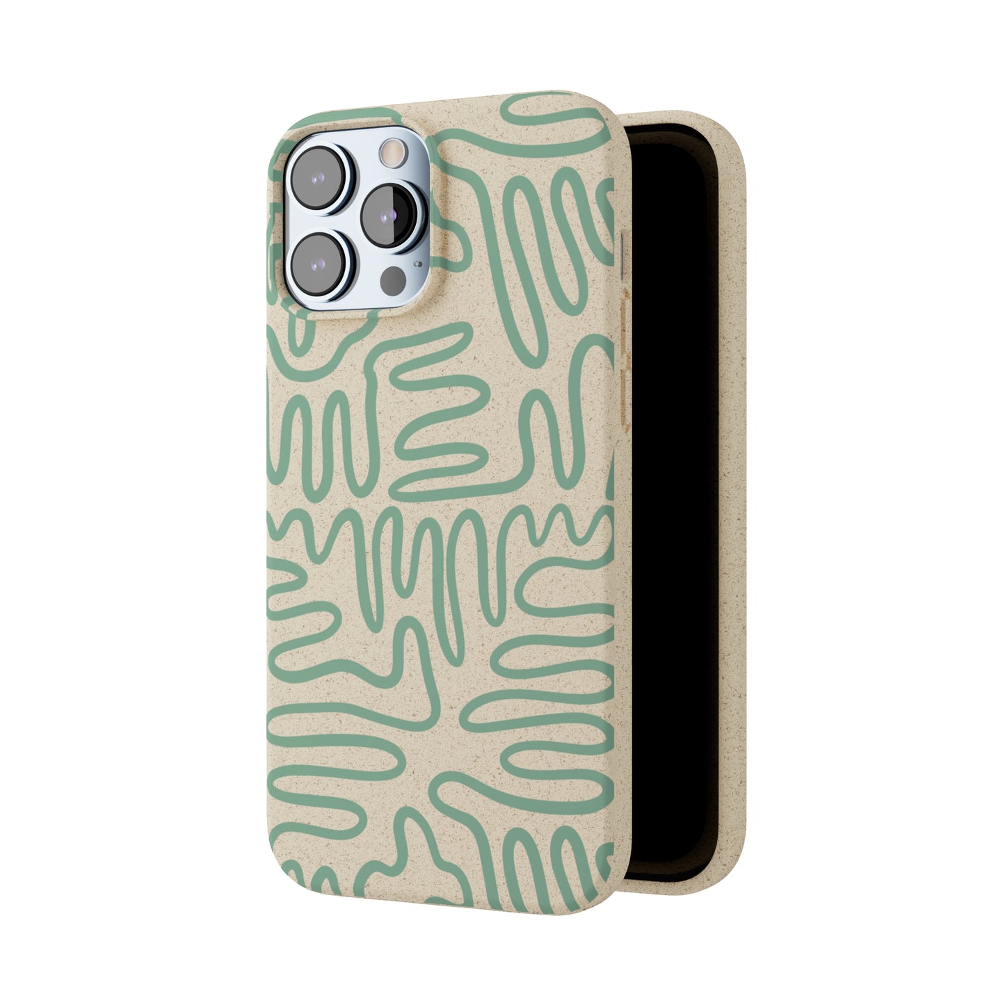 Green Squigles | 100% Biodegradable Phone Case